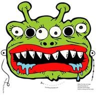 Printable Monster Mask