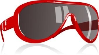 clipart of the Red Sunglasses