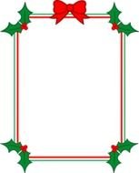 Christmas Borders For Word drawing
