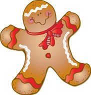 Gingerbread Cookie drawing