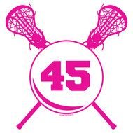 Girls Lacrosse Sticks drawing