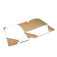 unfolded cardboard box
