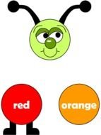 lettering in colorful circles in the picture