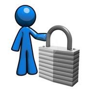 3D Man Clip Art Of A Blue drawing
