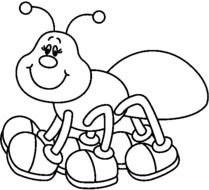 Black Ant Clip Art N3