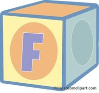 Download F Alphabet Block