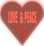 Peace And Love Clip Art N6