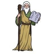 Moses Ten Commandments Clip Art N12