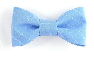 Kids Light Blue Bow Tie drawing