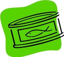 Canned Tuna Clip Art N2