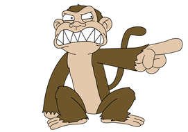 Evil Monkey from Family Guy clipart