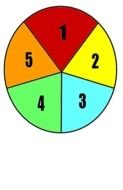 colorful parts of a circle