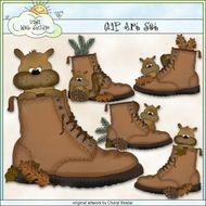 Military Boots Clip Art N4