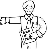 Mormon LDS Missionary Clip Art N6
