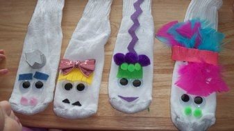 Sock Puppets drawing