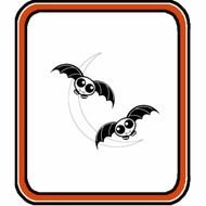 Cute Halloween Cartoon Bat