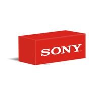 red rectangle with sony inscription
