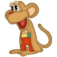 Baby Monkey Clip Art N37