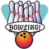 Bowling Clip Art drawing