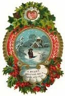 cute vintage Christmas card