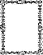 Clipart of Simple Borders And Frames
