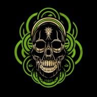 African Skull as a picture for clipart