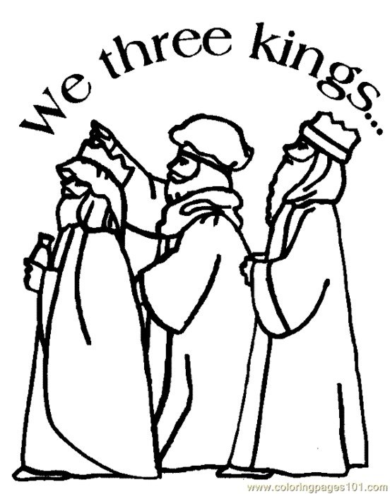 Three Wise Men Coloring Pages N3