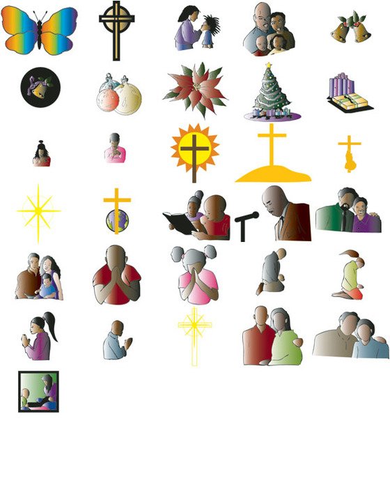 African American Church Clip Art N14