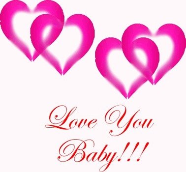 I Love You Baby Hearts