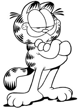 Garfield Coloring Pages N3