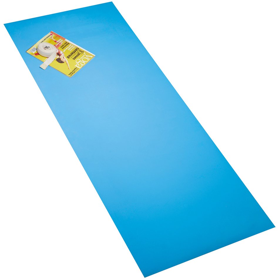 Blue Yoga Mat as a clipart