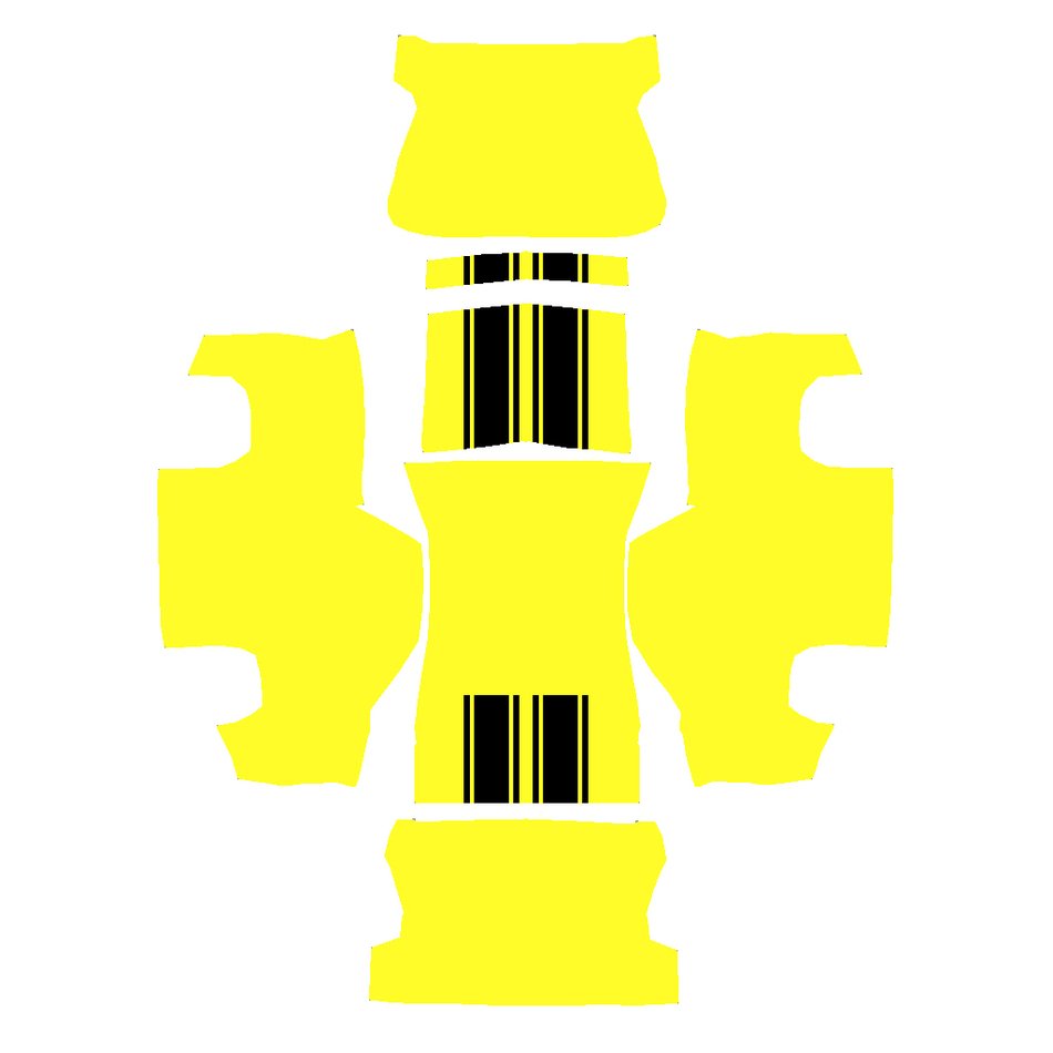 Car Town cutout with Stripes
