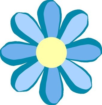 Blue Flower Clip Art N53