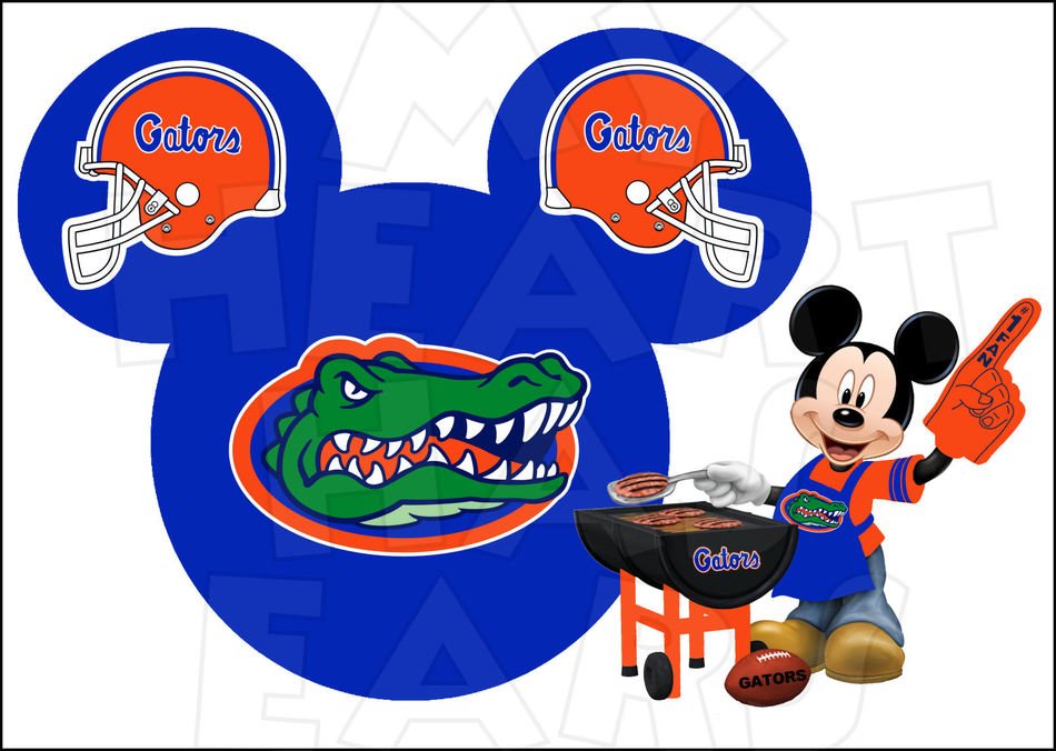 Florida Gator Clip Art Mickey Ears