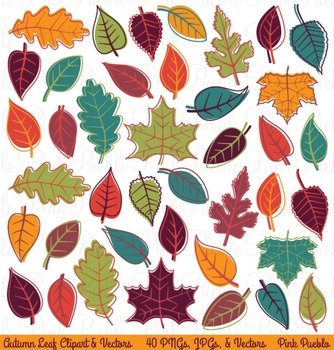 Fall Leaves Clip Art N104