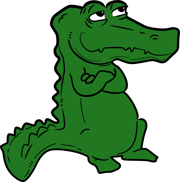 Alligator Clip Art N72 free image download