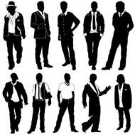 Man Silhouette Vector N5