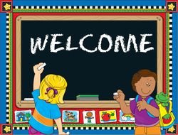 Colorful "Welcome Back To School" Clipart