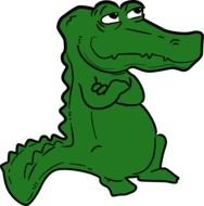 Alligator Clip Art N72