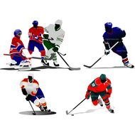 Hockey Players drawing