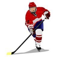 Hockey Player Clip Art N18