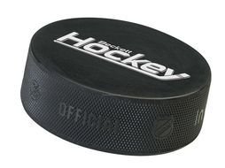 isolated hockey puck