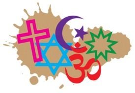 Religion symbols as an illustration