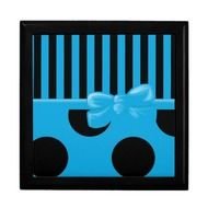 Blue Polka Dot Bow Clip Art N2