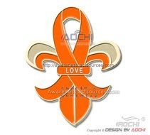 Awareness Leukemia Orange Ribbon