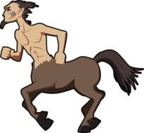 Funny Centaur Clip Art