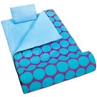 sleeping bag in a colorful pattern