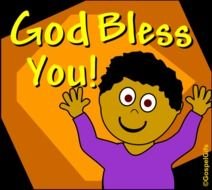God Bless You Clip Art N2