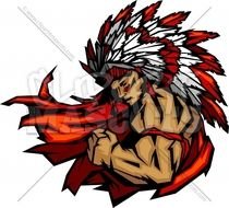 Indian Chief Mascot