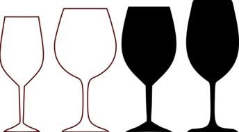 Wine glass Clipart drawing